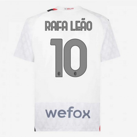 Camisola AC Milan Rafael Leao 10 2º Equipamento 2023-24 Manga Curta